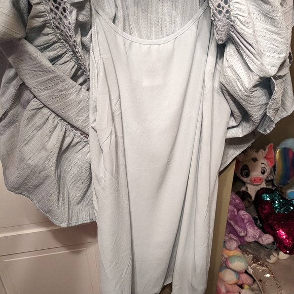 Knox Rose Dress, light blue - Picture 3 of 4